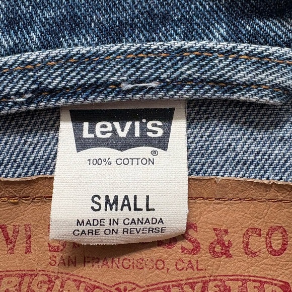 Vintage Levi's 90s denim Jean Jacket Size Small - Picture 8 of 9